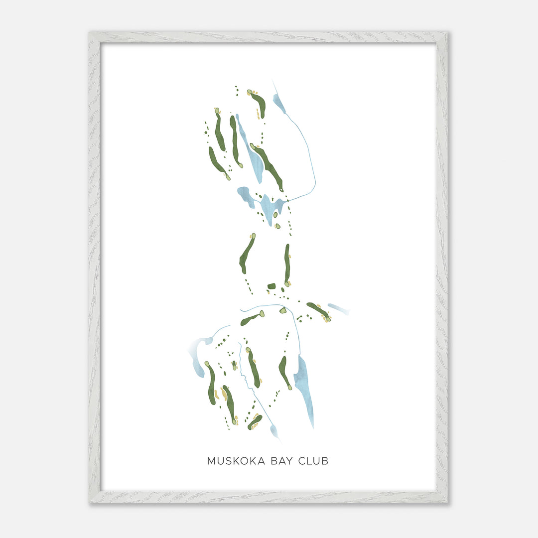 Print of Muskoka Bay Club Modern Map
