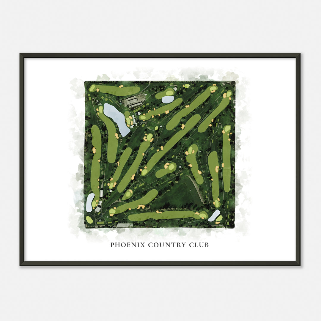 Print of Phoenix Country Club Classic Map