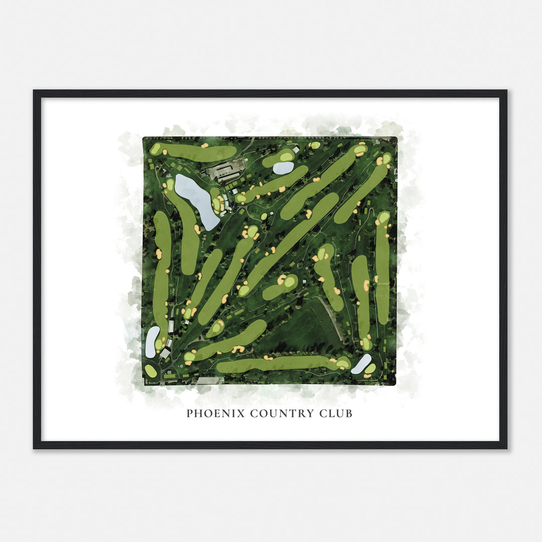 Print of Phoenix Country Club Classic Map