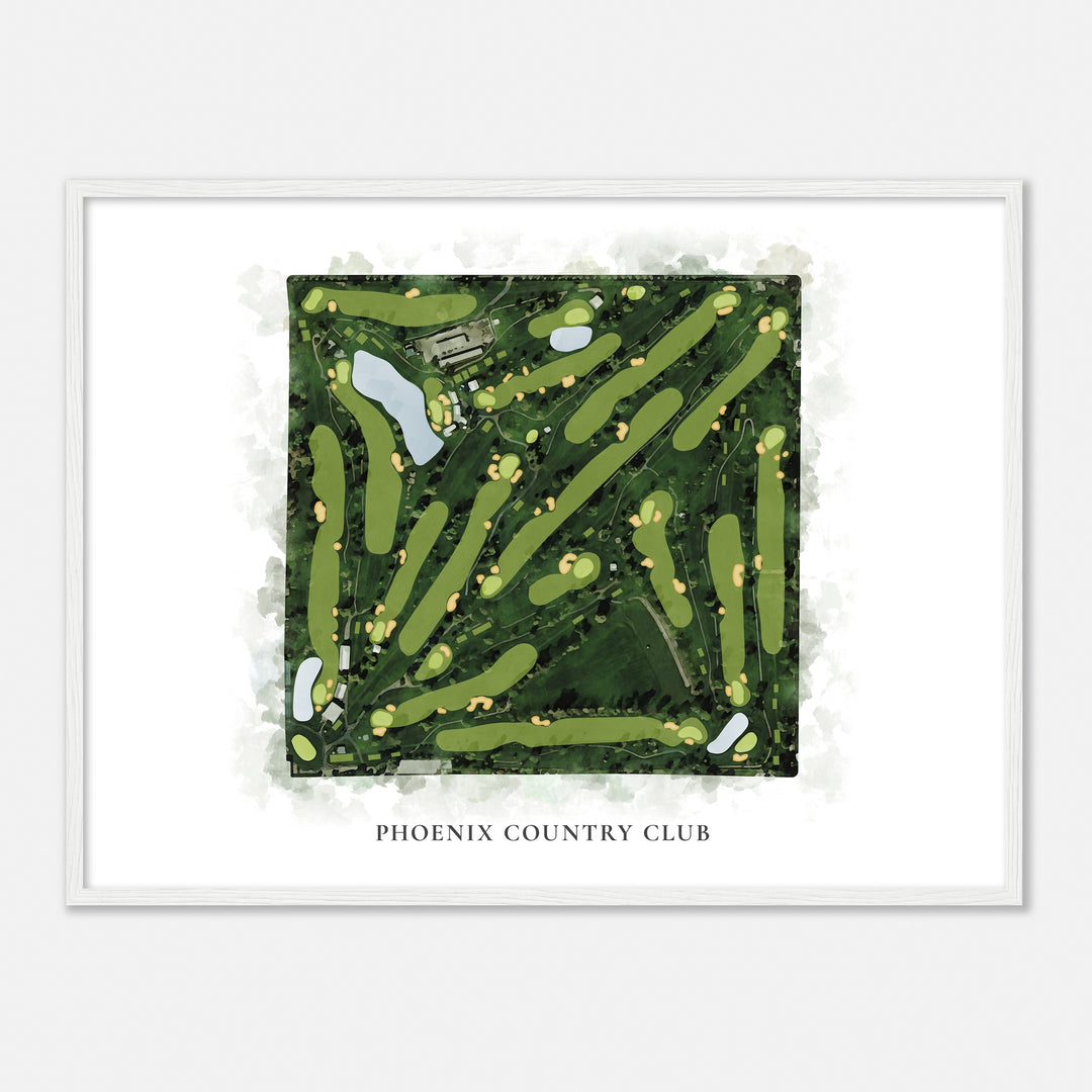 Print of Phoenix Country Club Classic Map