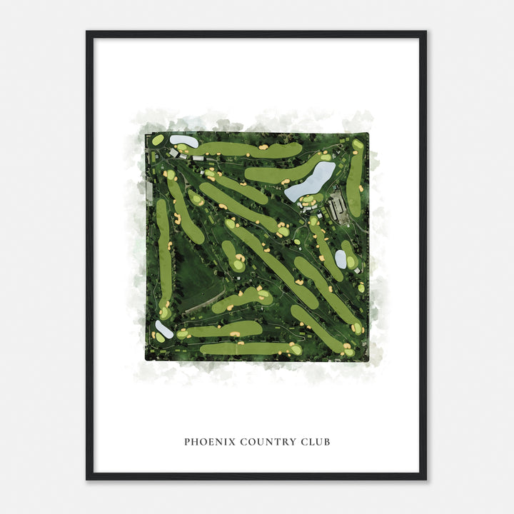 Print of Phoenix Country Club Classic Map