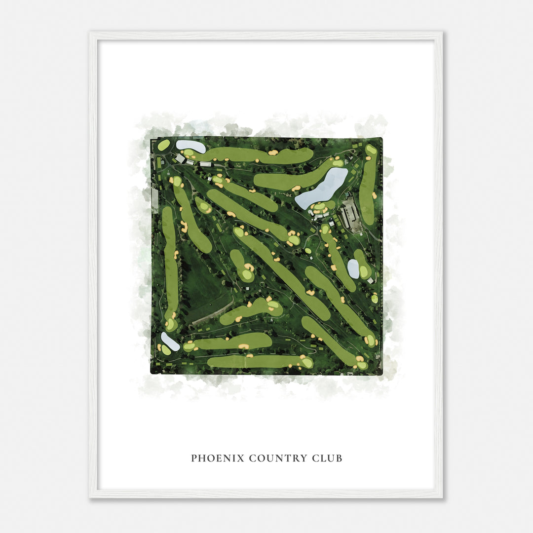 Print of Phoenix Country Club Classic Map