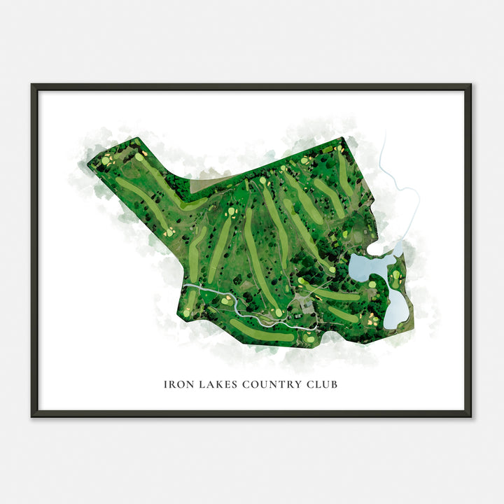 Print of Iron Lakes Country Club Classic Map