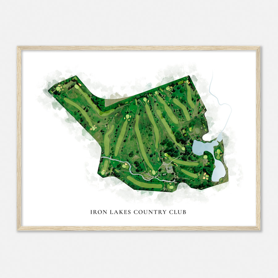 Print of Iron Lakes Country Club Classic Map