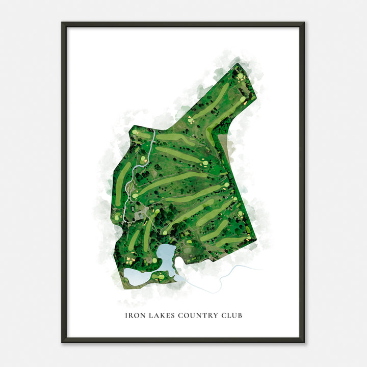 Print of Iron Lakes Country Club Classic Map