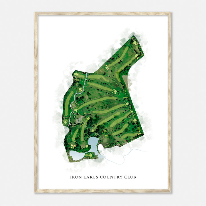 Print of Iron Lakes Country Club Classic Map