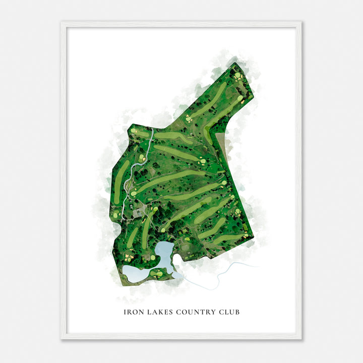 Print of Iron Lakes Country Club Classic Map