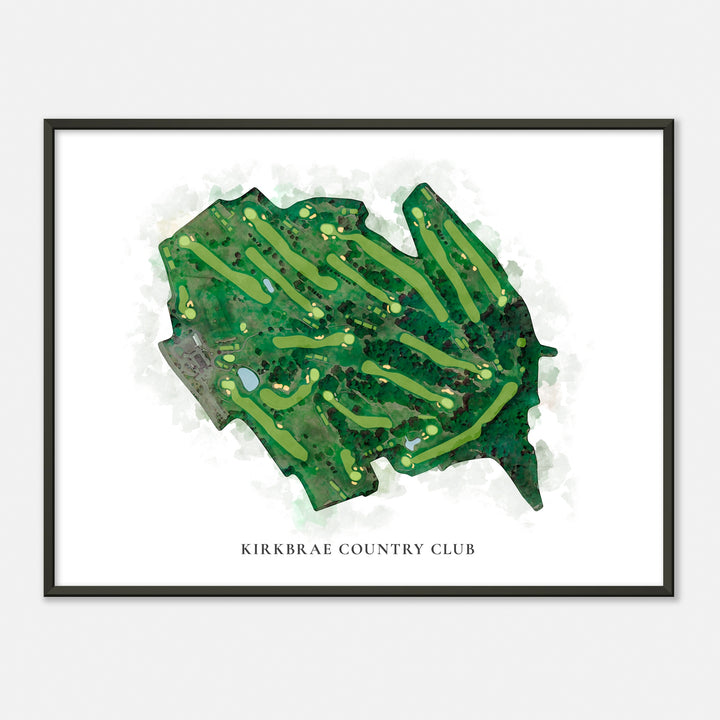 Print of Kirkbrae Country Club Classic Map