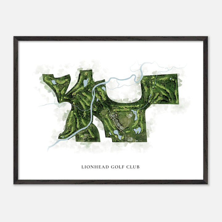 Print of Lionhead Golf Club Classic Map