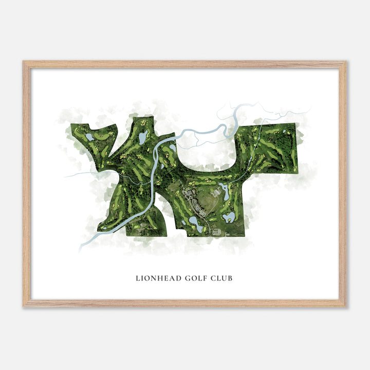 Print of Lionhead Golf Club Classic Map