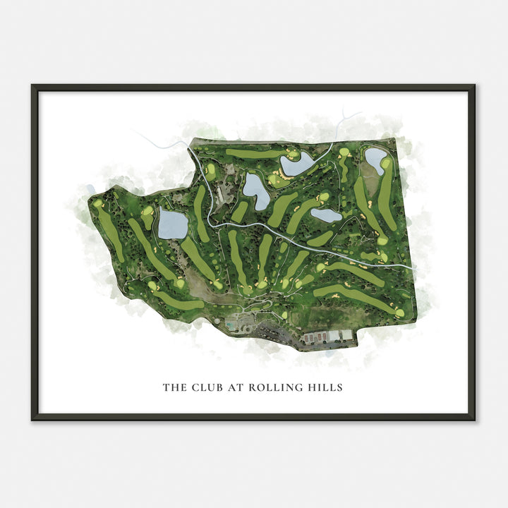 Print of The Club At Rolling Hills Classic Map