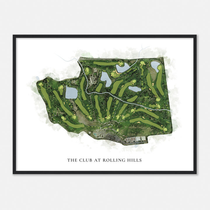 Print of The Club At Rolling Hills Classic Map