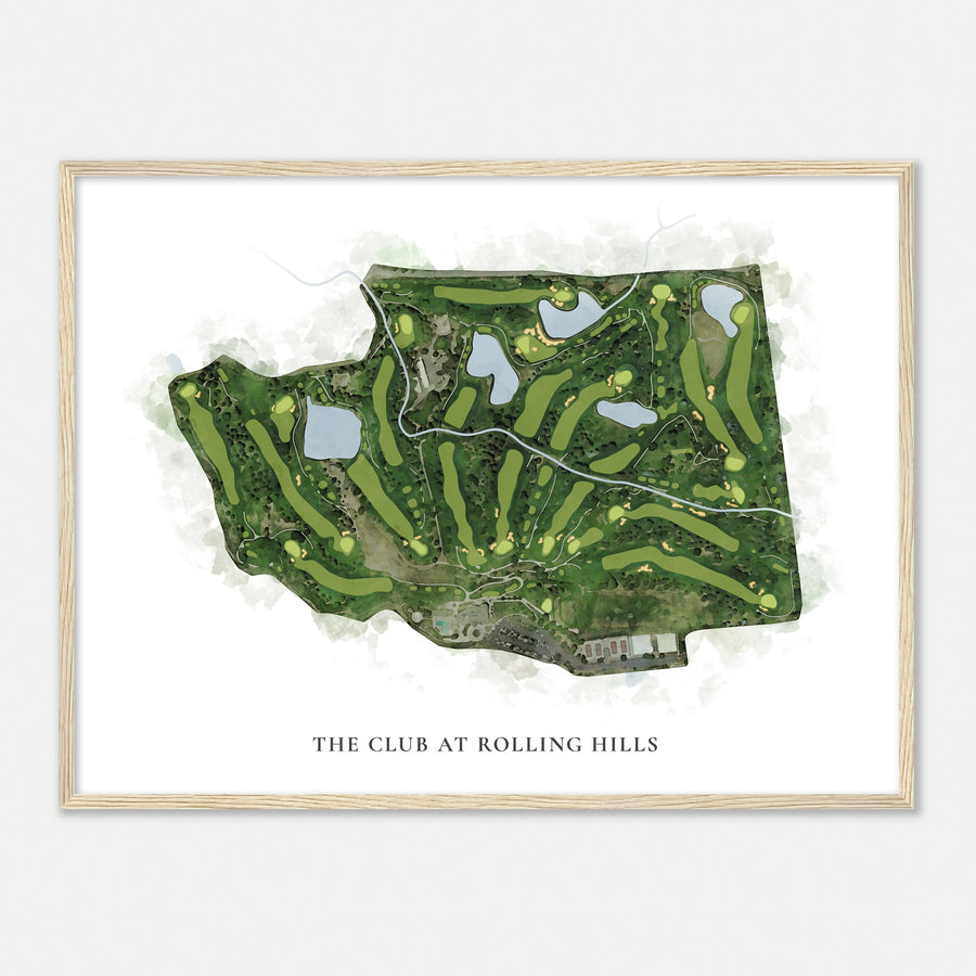 Print of The Club At Rolling Hills Classic Map