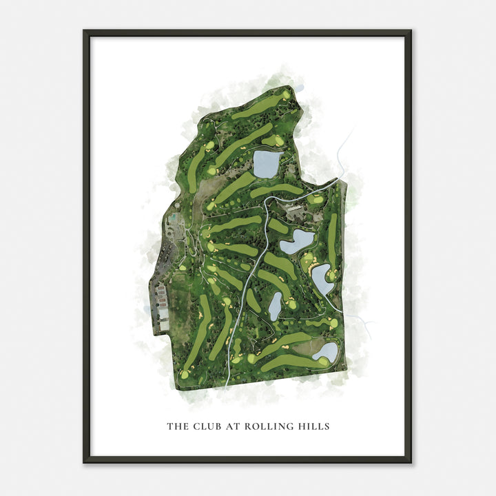 Print of The Club At Rolling Hills Classic Map