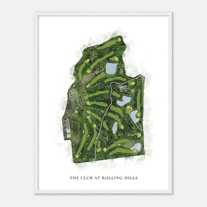 Print of The Club At Rolling Hills Classic Map