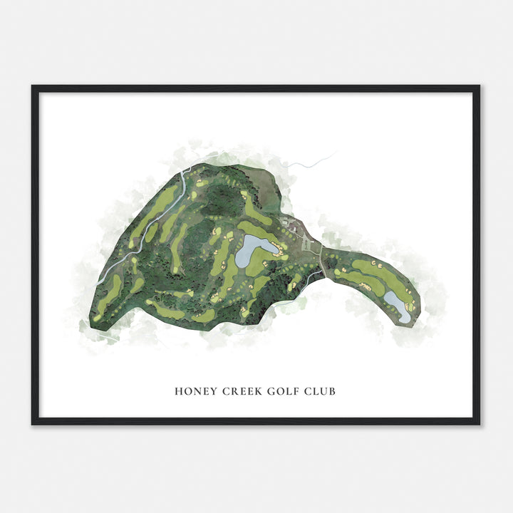 Print of Honey Creek Golf Club Classic Map