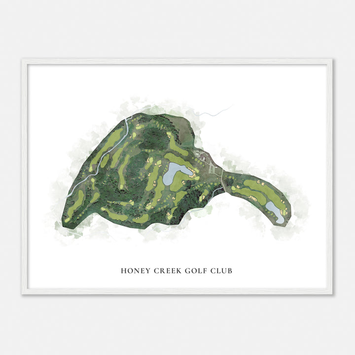 Print of Honey Creek Golf Club Classic Map