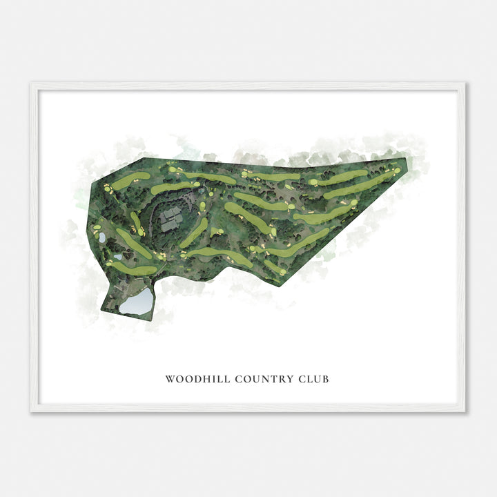 Print of Woodhill Country Club Classic Map