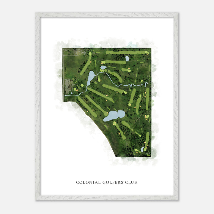 Print of Colonial Golfers Club Classic Map