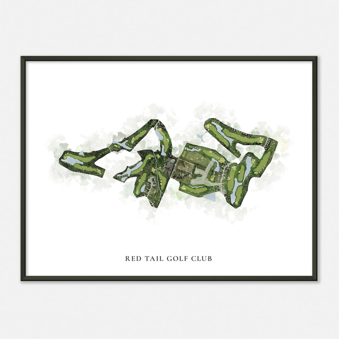 Print of Red Tail Golf Club Classic Map