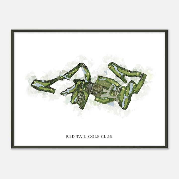 Print of Red Tail Golf Club Classic Map