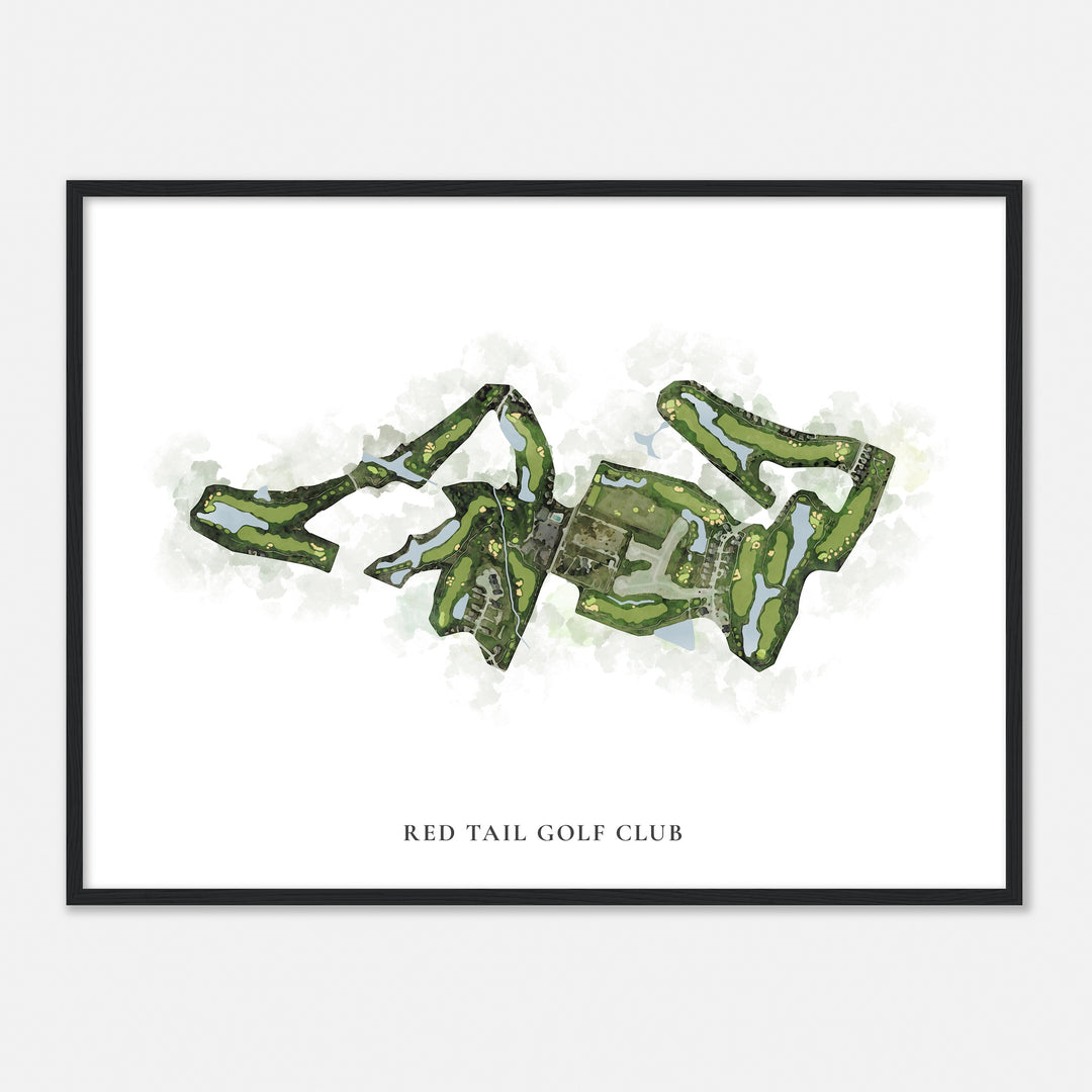 Print of Red Tail Golf Club Classic Map
