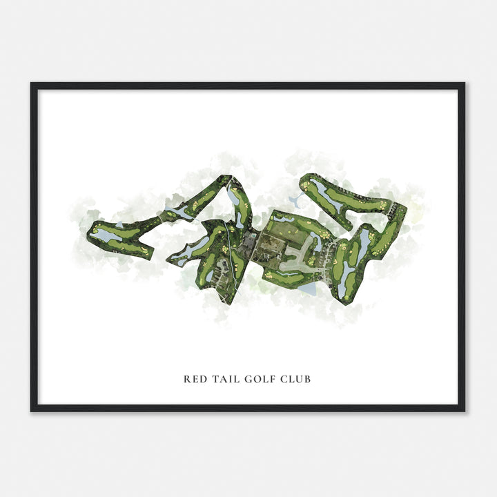 Print of Red Tail Golf Club Classic Map