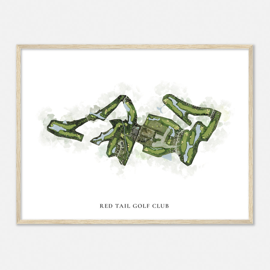 Print of Red Tail Golf Club Classic Map