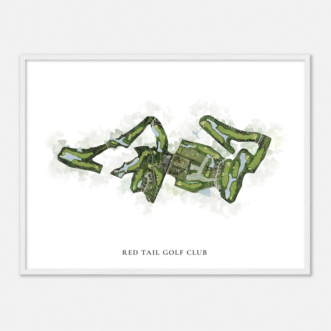 Print of Red Tail Golf Club Classic Map