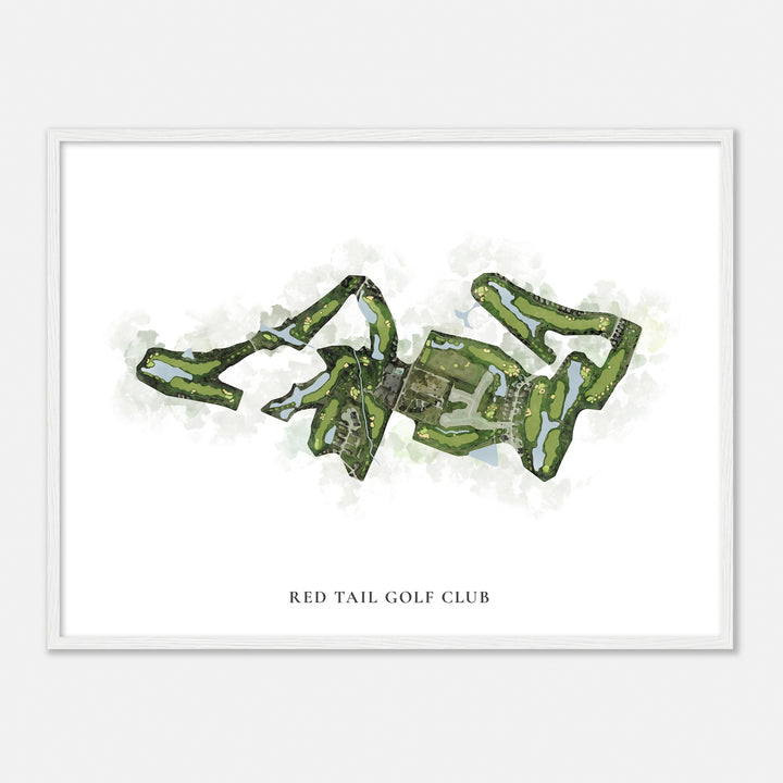 Print of Red Tail Golf Club Classic Map