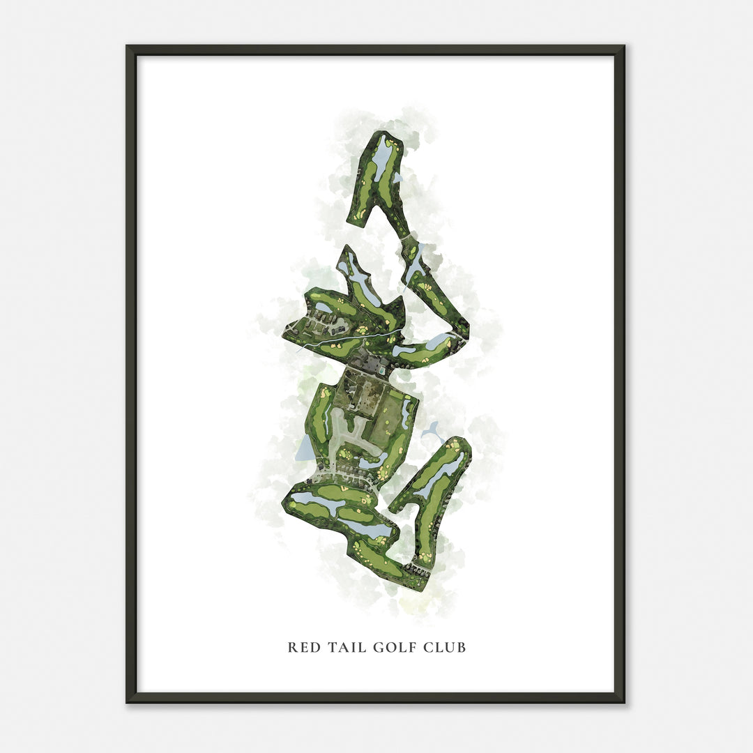 Print of Red Tail Golf Club Classic Map