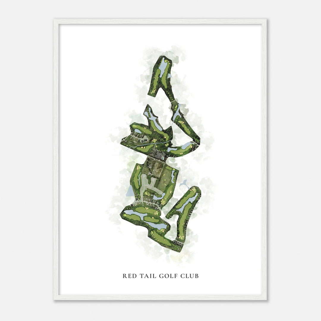 Print of Red Tail Golf Club Classic Map