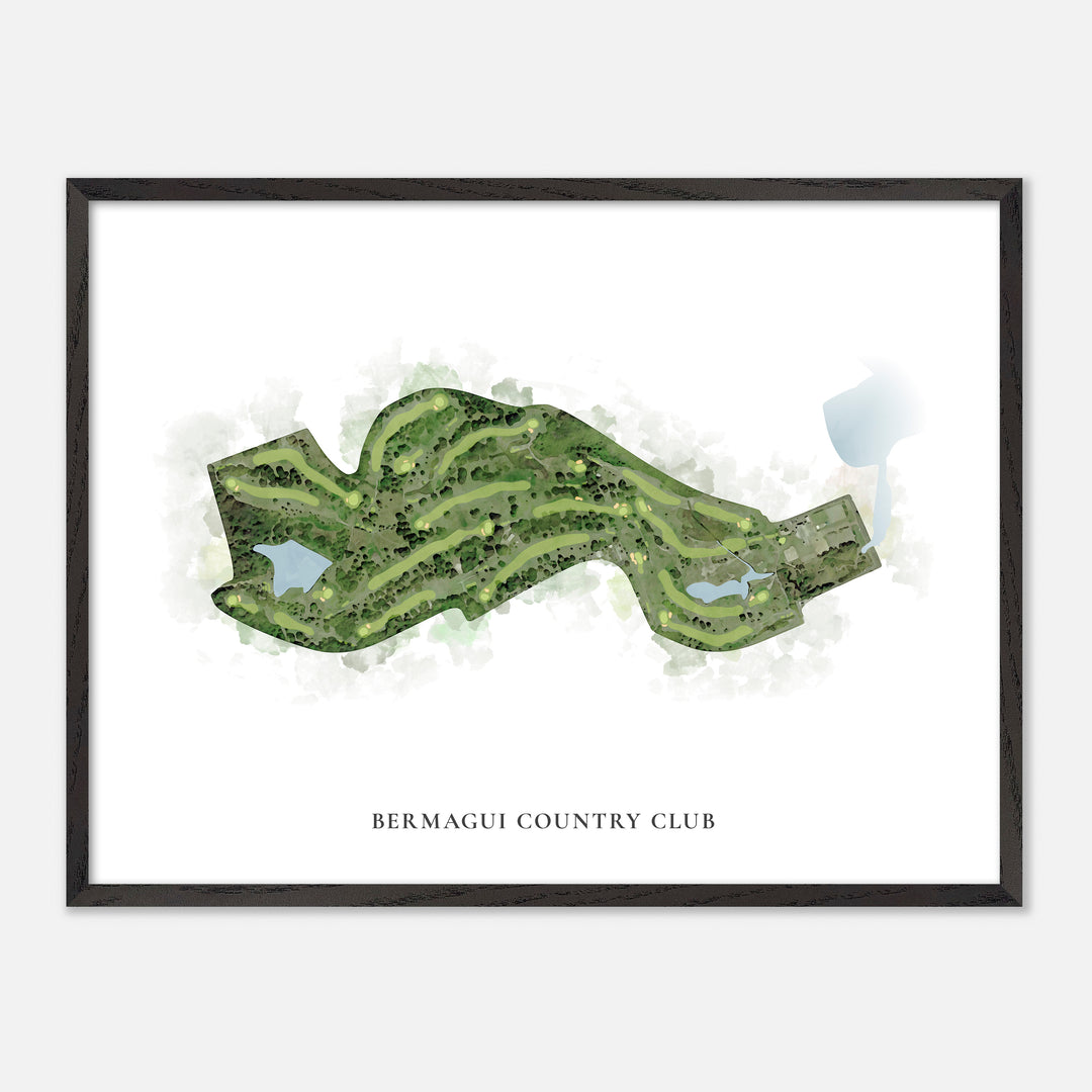 Print of Bermagui Country Club Classic Map