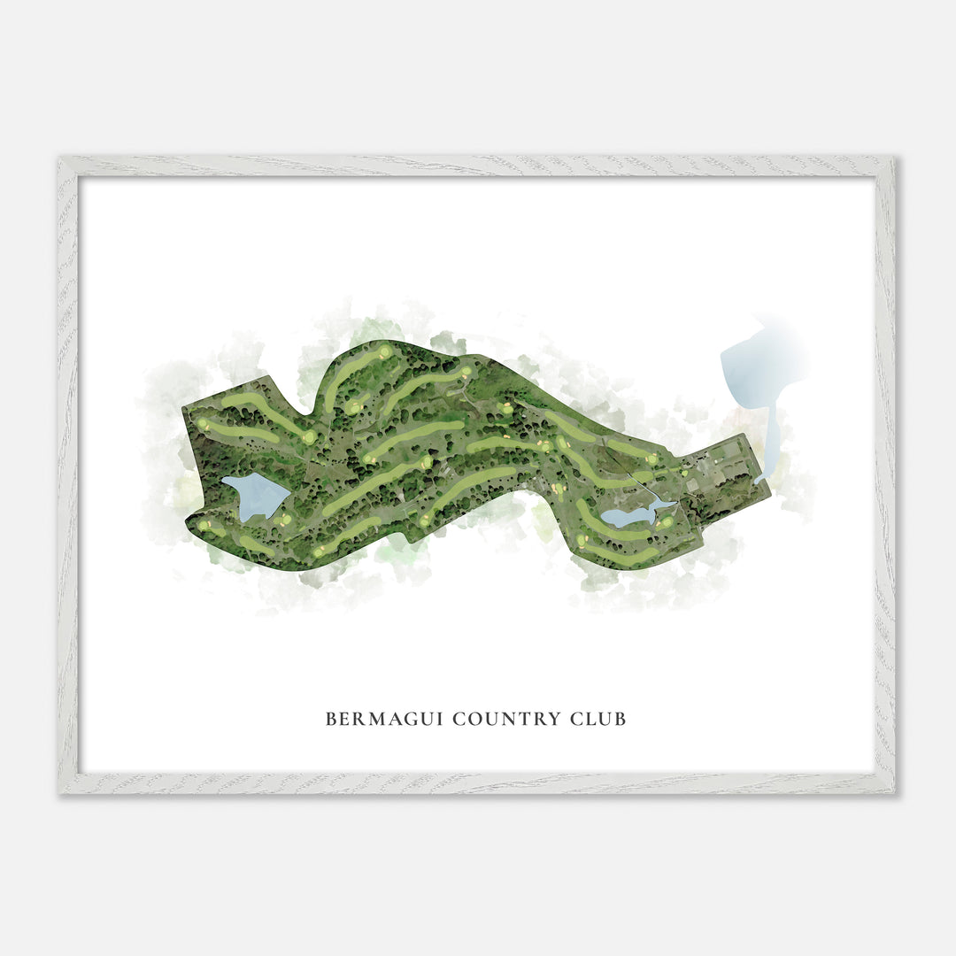 Print of Bermagui Country Club Classic Map