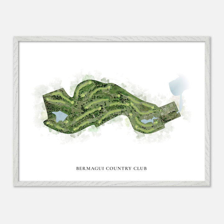 Print of Bermagui Country Club Classic Map
