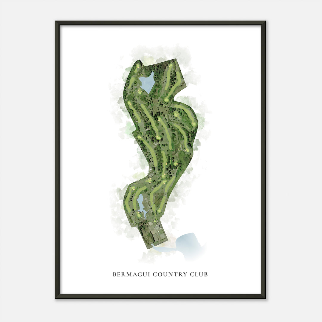 Print of Bermagui Country Club Classic Map