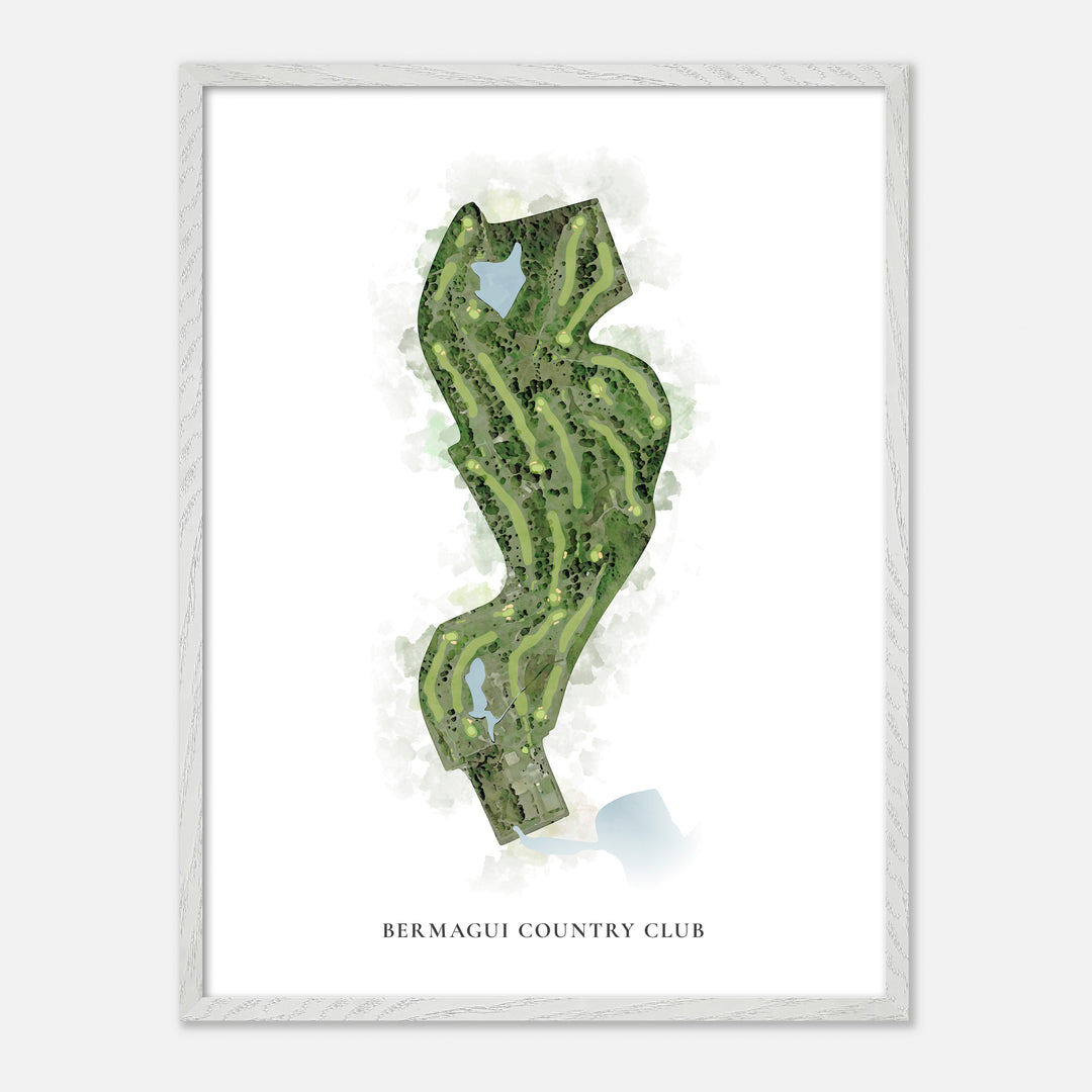 Print of Bermagui Country Club Classic Map