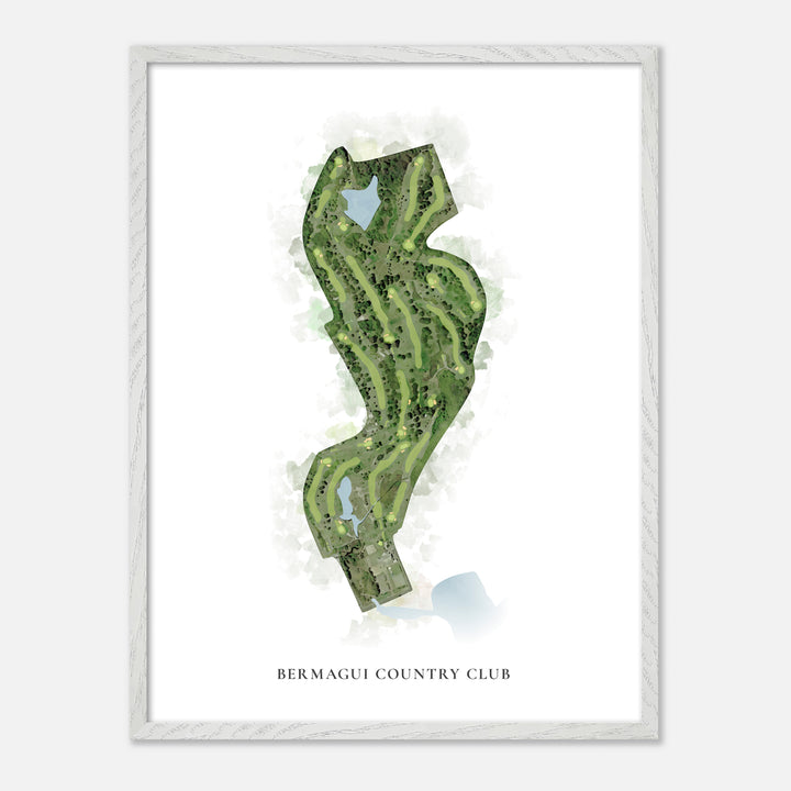 Print of Bermagui Country Club Classic Map