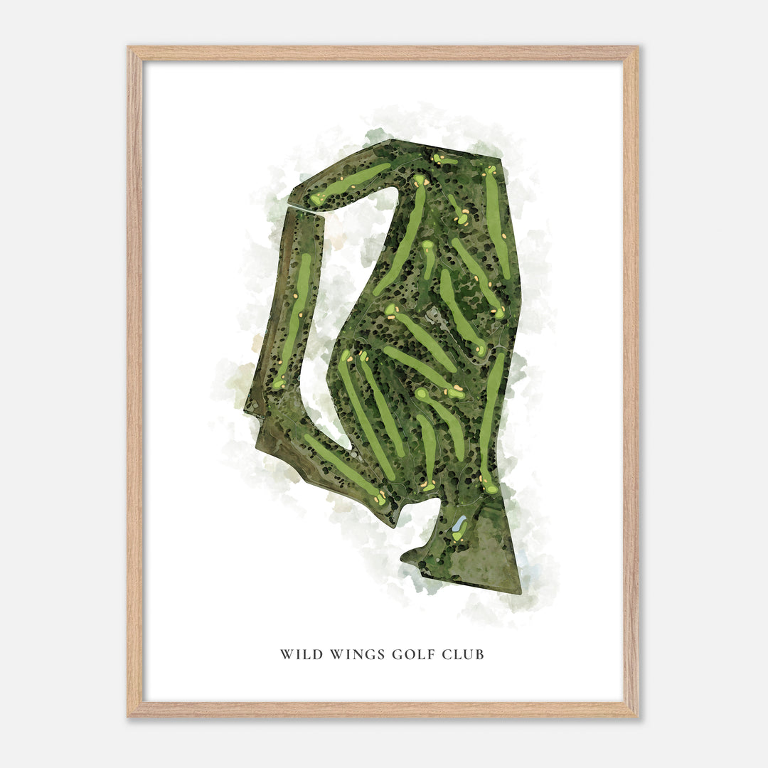 Print of Wild Wings Golf Club Classic Map