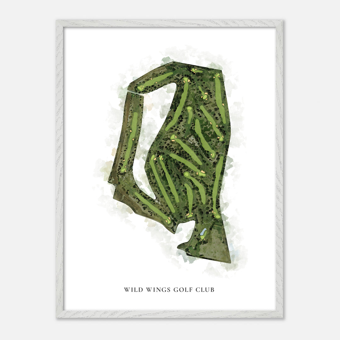 Print of Wild Wings Golf Club Classic Map