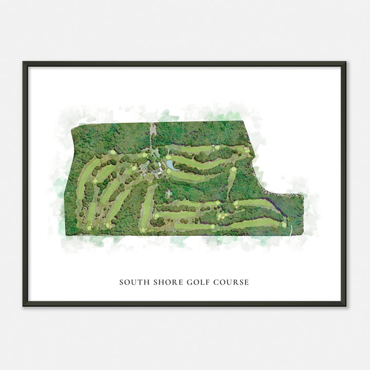 Print of South Shore Golf Course Classic Map