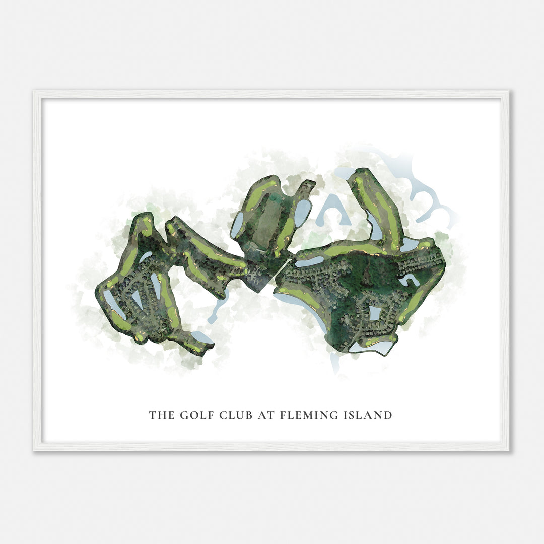 Print of The Golf Club At Fleming Island Classic Map