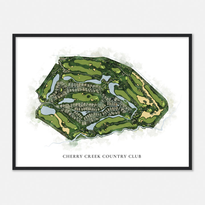 Print of Cherry Creek Country Club Classic Map