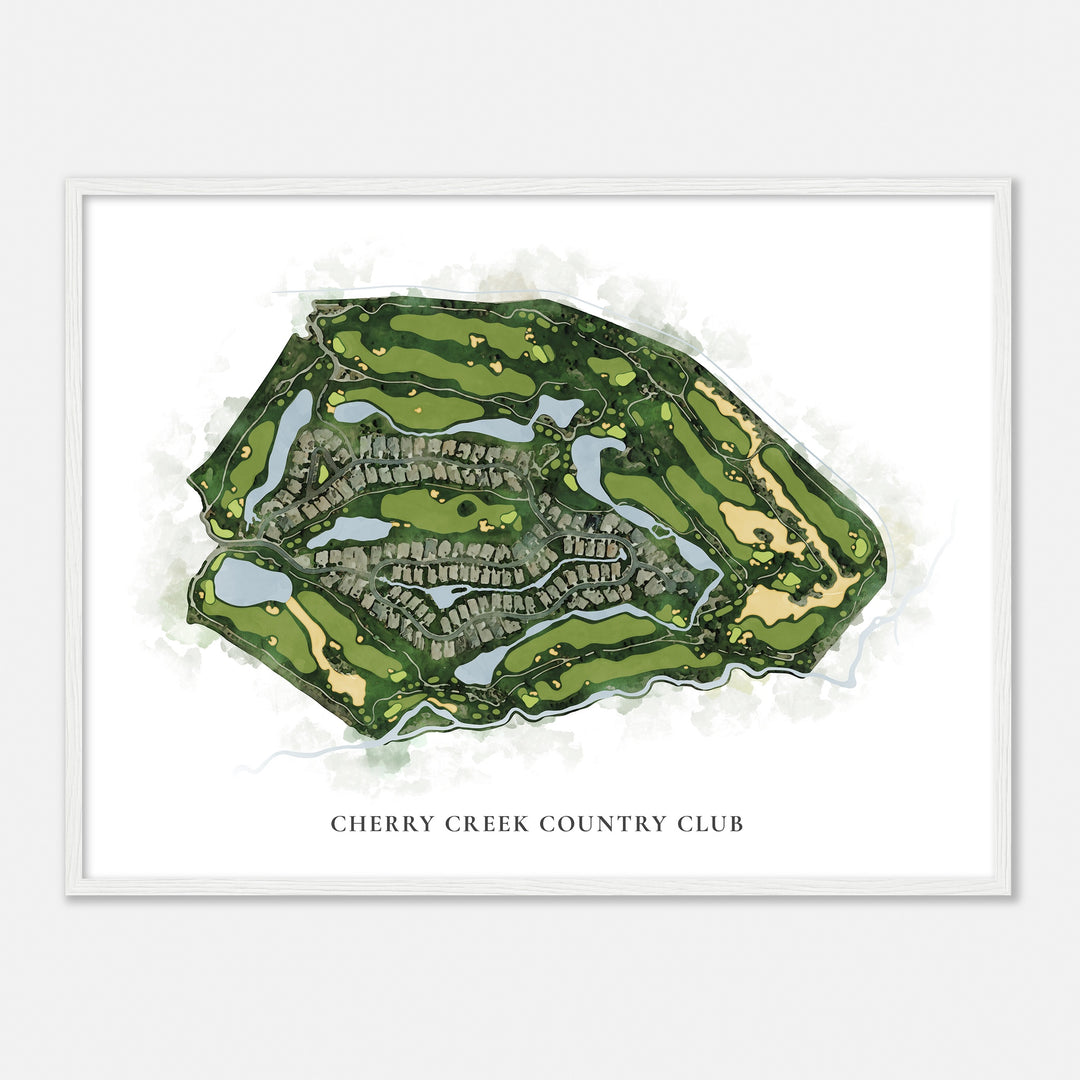 Print of Cherry Creek Country Club Classic Map