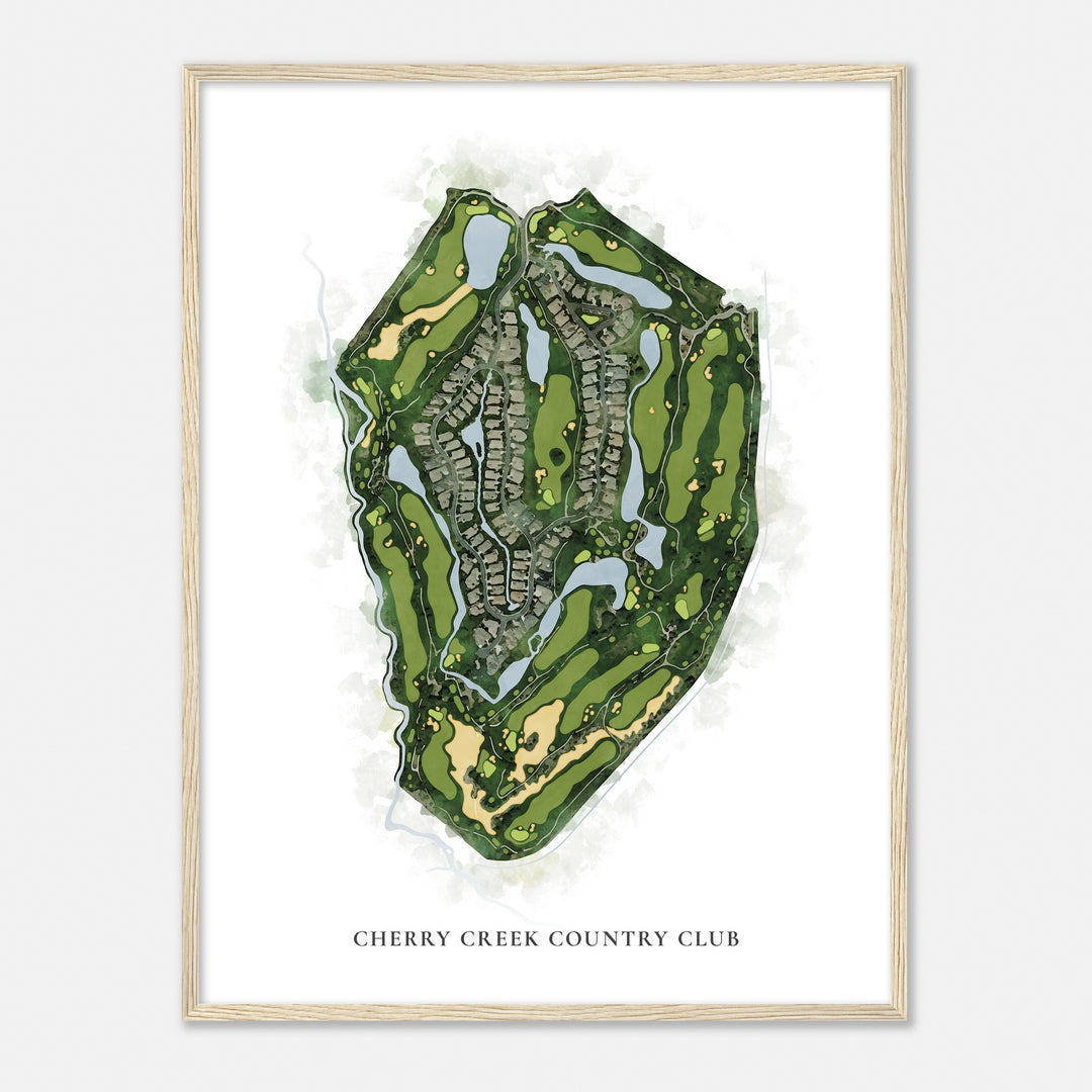 Print of Cherry Creek Country Club Classic Map