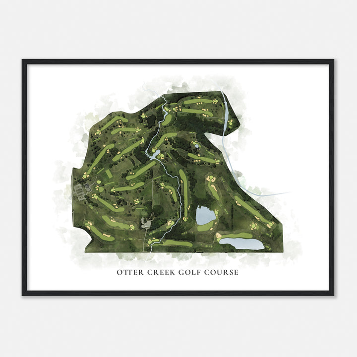 Print of Otter Creek Golf Course Classic Map