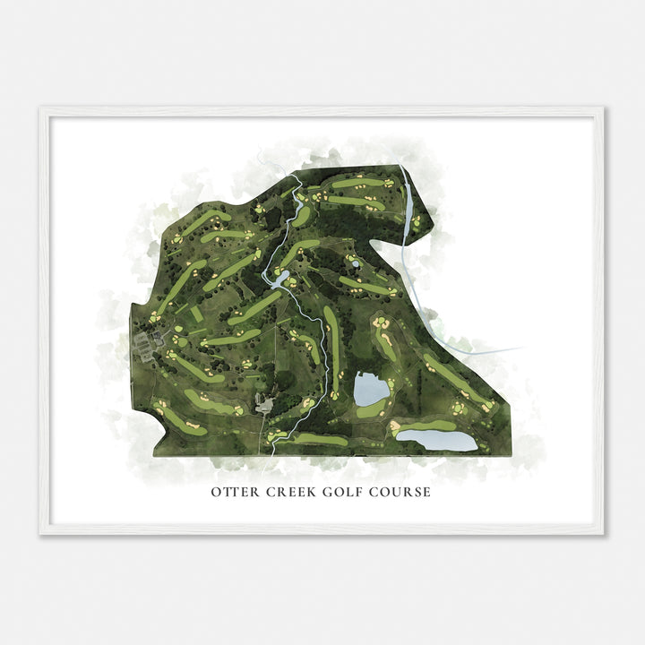 Print of Otter Creek Golf Course Classic Map