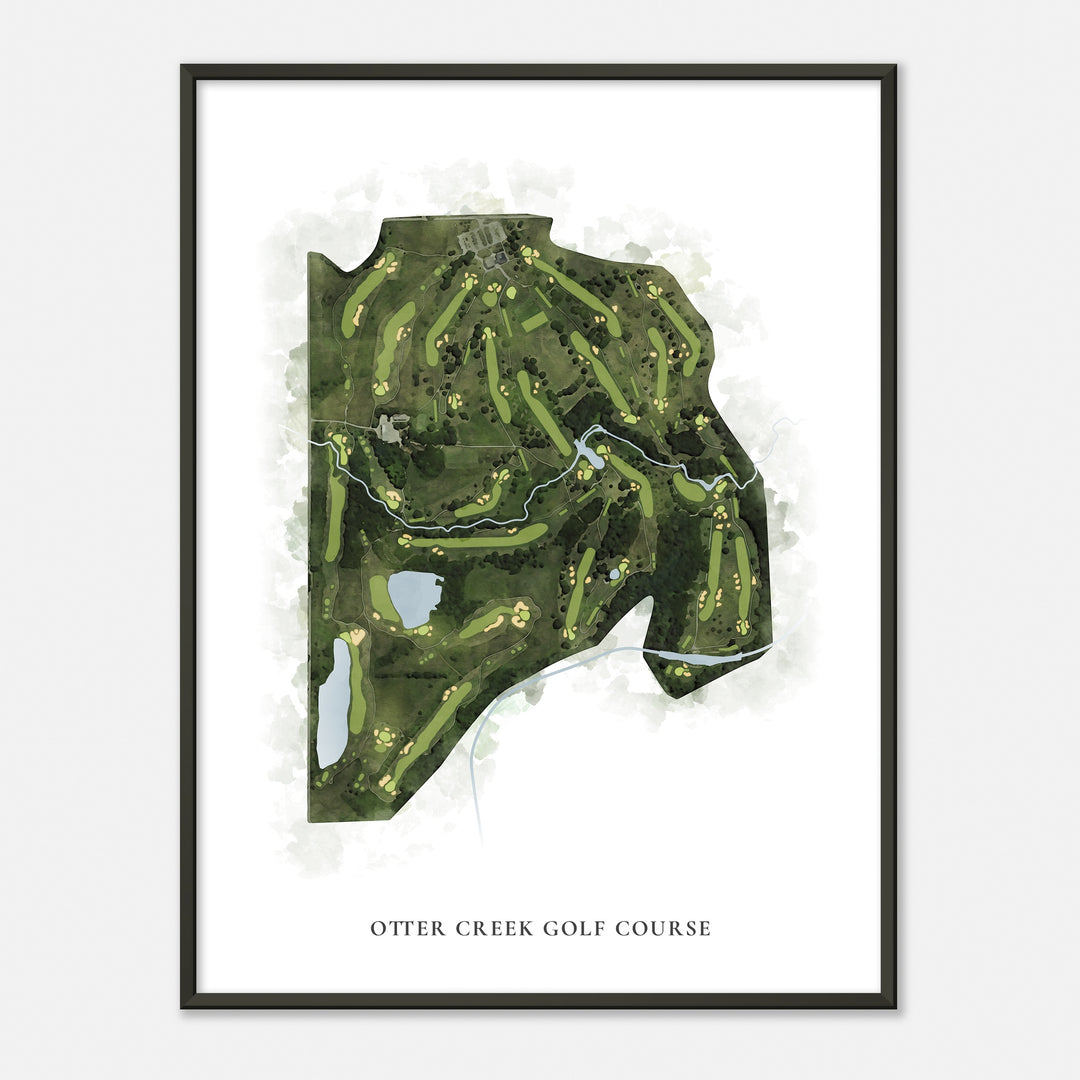 Print of Otter Creek Golf Course Classic Map