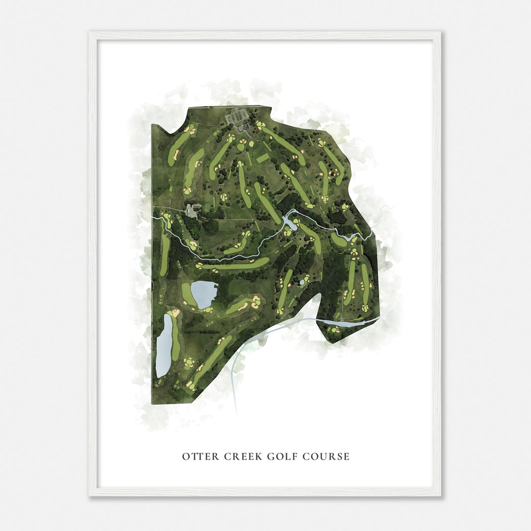 Print of Otter Creek Golf Course Classic Map