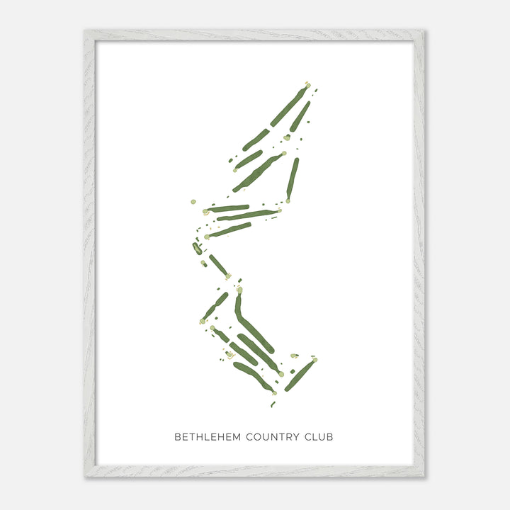 Print of Bethlehem Country Club Modern Map